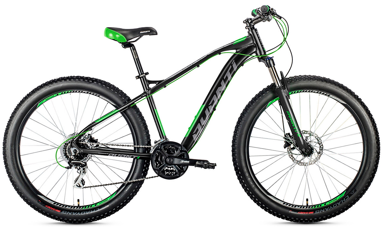 Велосипед Avanti BOOST 650B+ 27,5" (2020) 2020 Черно-зеленый